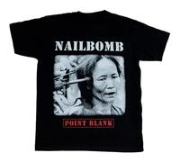 TuoMilky Nailbomb Point Blank 94 Cavalera Unisex 100% Cotton Short-Sleeve T-Shirts Black M