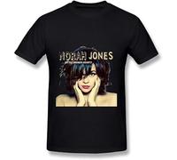 TuoMilky Norah Jones Little Broken Hearts Unisex 100% Cotton Short-Sleeve T-Shirts Black XXXL