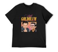 TuoMilky Suspension Jeff Goldblum Unisex 100% Cotton Short-Sleeve T-Shirts Black S