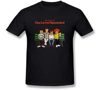 TuoMilky The Best of The Lovin' Spoonful Unisex 100% Cotton Short-Sleeve T-Shirts Black XXL