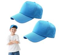 TUONYIS 2 Piezas Gorra de Béisbol Hombre, Visera Sombreros Niños, Ajustable Verano Transpirable Gorra del Deporte Unisex para Casuales Running Beisbol Tenis Golf (Azul Claro)