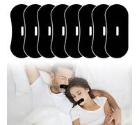 TUONYIS 80 Tiras Mouth Tape for Sleeping, Cintas Bucales para Dormir, Nasales Antironquidos Tiras Bucales para Dormir, Parches Anti Ronquidos, Antironquidos para Dormir, Reduce los Ronquidos (Black)
