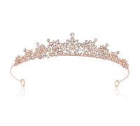 TUONYIS Tiara Corona de Cristal Corona de Reina, Corona de Cristal para Mujer Tiara Boda Corona de Diamantes de Imitación Nupcial para Cumpleaños Fiesta de Graduación Despedida.