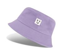 Tuopuda Gorro de Lluvia Plegable Sombrero de Pescador Gorro para Hombres y Mujeres Gorro con Forro Interior Ideal para Senderismo, Deportes al Aire Libre, Morado-01