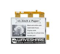 TUOPUONE 13.3inch E-Paper E-Ink Raw Display Compatible with Raspberry Pi 1600×1200 Pixels Resolution Black/White Colors 16 Grey Scales Parallel Port Without PCB Partial Refresh Support