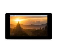 TUOPUONE 7inch Capacitive Touch IPS Display Compatible with Raspberry Pi 1024×600 Pixels Resolution DSI Interface Low Power IPS Screen Panel Toughened Glass Touch Panel