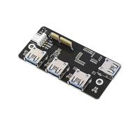 TUOPUONE Adaptador PCIe a USB 3.2 Gen1 compatible con Raspberry Pi Compute Module 4 IO Board 4X HS USB compatible con 4 puertos USB 3.2 Gen1, USB 3.0/2.0/1.1