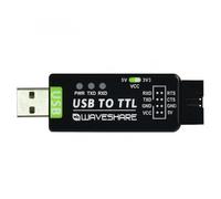 TUOPUONE Convertidor Industrial USB a TTL Original FT232RL Circuitos de protección múltiple Integrados Transmisión Estable Soporte para múltiples Sistemas