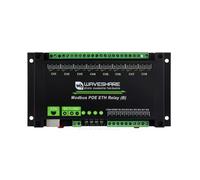 TUOPUONE Módulo de relé Ethernet de 8 canales (B) con entrada digital Modbus RTU/Modbus TCP, protocolo PoE puerto de comunicación con varios circuitos de aislamiento y protección