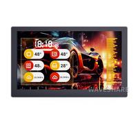 TUOPUONE Monitor USB de 5 pulgadas para PC, pantalla secundaria o pantalla ambiental RGB de escritorio, panel IPS de 800 × 480 con función de análisis de espectro musical, interfaz tipo C, carcasa de