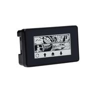 TUOPUONE Pantalla táctil de tinta electrónica de papel electrónico de 5,4 cm compatible con Raspberry Pi Zero/Zero W resolución 250 × 122, carcasa ABS de baja potencia, amplio ángulo de visión