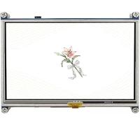 TUOPUONE Pantalla táctil resistiva LCD de 5 Pulgadas Compatible con Raspberry Pi 4B / 3B+ / 3 Zero 2 W 800×480 de resolución Interfaz de Pantalla HDMI de Baja Potencia