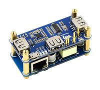 TUOPUONE PoE Ethernet/USB HUB Hat Compatible con Raspberry Pi Zero 3X Puertos USB 2.0 Compatible con 802.3af Adecuado para RPi Zero/Zero 2W / Zero W/Zero WH