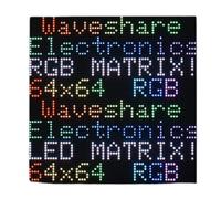 TUOPUONE RGB Full-Color LED Matrix Panel Compatible with Raspberry Pi/Raspberry Pi Pico / ESP32 / Arduino 2mm Pitch 64x64 Pixels Adjustable Brightness