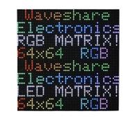 TUOPUONE RGB Full-Color LED Matrix Panel Compatible with Raspberry Pi/Raspberry Pi Pico / ESP32 / Arduino 2.5mm Pitch 64x64 Pixels Adjustable Brightness