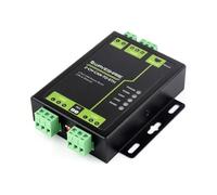 TUOPUONE Servidor de grado industrial de 2 canales CAN a Ethernet de 2 canales CAN + RS485 + puerto Ethernet compatible con repetidor CAN/CAN a RS485 de doble zócalo de aleación de aluminio, soporte