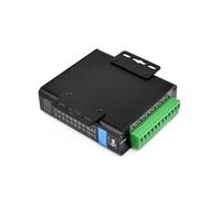 TUOPUONE Servidor serie Ethernet RS485 a RJ45 de 8 canales RS485 de 8 canales, funcionamiento independiente, montaje en riel, módulo serie aislado industrial sin función PoE