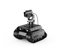 TUOPUONE UGV Beast Open-Source Off-Road Tracked AI Robot Compatible with Raspberry Pi 4B Dual Controllers All-Metal Body Computer Vision Without RPi4B，with Pan-Tilt Module