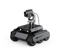 TUOPUONE UGV Rover Open-Source 6 Wheels 4WD AI Robot Compatible with Raspberry Pi 4B / Raspberry Pi 5 Dual Controllers All-Metal Body Computer Vision with RPi4B and Pan-Tilt Module