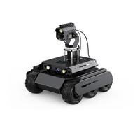 TUOPUONE UGV Rover Open-Source 6 Wheels 4WD AI Robot Compatible with Raspberry Pi 4B / Raspberry Pi 5 Dual Controllers All-Metal Body Computer Vision with RPi5 and Pan-Tilt Module