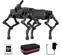 TUOPUONE WAVE-GO Pro 12-DOF Robot biónico similar a un perro de código abierto para ESP32 y Raspb Pi soporta el modo de control ESP-NOW Host-Sub (WAVE-GO Pro)