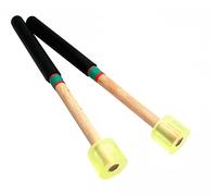 TUOREN 8.3 "palillos de goma de la percusión de las mazas de percusión de la cabeza para jugar al acero tenor, tambor de lengua de acero, con mango de madera