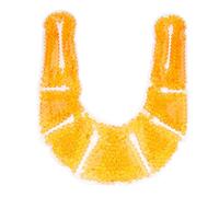 Tuoservo Almohadillas de enfriamiento reutilizables de gel de almohada de enfriamiento calor y almohada de cuello frío (naranja)