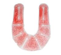 Tuoservo Almohadillas de enfriamiento reutilizables de gel de almohada de enfriamiento calor y almohada fría del cuello (rosa)