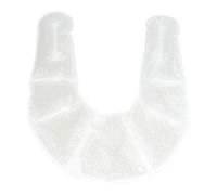 Tuoservo Almohadillas de enfriamiento reutilizables de gel de almohada de enfriamiento calor y frío cuello almohada (blanco)