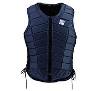 Tuoservo Chaleco protector ecuestre acolchado de EVA, chaleco de seguridad para equitación, cómodo y ligero (hombres XXL)