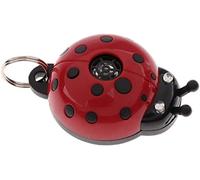 Tuoservo - Repelente ultrasónico de plagas para garrapatas, pulgas, piojos y mosquitos, forma de mariquita (rojo)