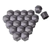 TUOWEIFC 20 Piezas Tapa de Tuerca de Rueda para Cupra Formentor 2020-2024, Cubiertas Hexagonales para Tuercas de Neumáticos Decoración Exterior,Grey-17mm