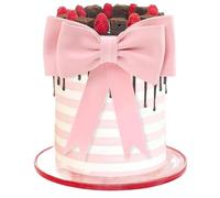 TUOYDJA Arco Grande,Lazo Gigante Adornos For Tartas con Lazo Rosa De Gran Tamaño, Espuma, Bodas, Cumpleaños Y Fiestas Niñas(2pcs)