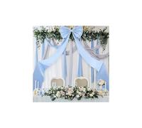 TUOYDJA Arco Grande,Lazo Gigante Arco Gigante Blanco For Decoración De Bodas, Fiestas Cumpleaños Y Fondos Fotografía. Diseño Elegante En Tela(A5)