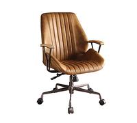 TUOYIBO Silla de Oficina, Silla de Oficina ergonómica, Moderna Silla de Escritorio para computadora, Silla de Escritorio de Cuero de Grano Superior con Soporte Lumbar, Silla giratoria ejecutiva con