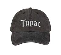 Tupac 2Pac Gorra De Beisbol Gothic Logo Nuevo Oficial Charcoal Gris Unisex Size One Size