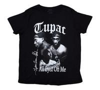 Tupac All Eyez On Me - Camiseta, Negro -, Small
