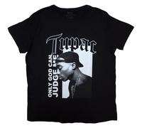 Tupac - Camiseta oficial con logotipo de All Eyez On Me para mujer, talla S