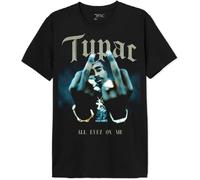 Tupac Shakur Metupacts008 Camiseta, Negro, XS para Hombre