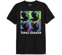 Tupac Shakur Metupacts010 Camiseta, Negro, M para Hombre