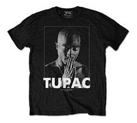 Tupac - T-Shirt # L Unisex Black # Praying