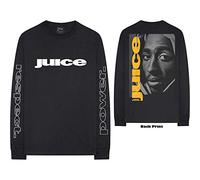 Tupac - T-Shirt Maniche Lunghe # M Unisex Black # Changes