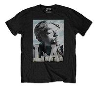 Tupac - T-Shirt # S Black Unisex # La Skyline