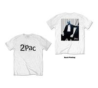 Tupac - T-Shirt # Xl Unisex White # Changes Back Repeat