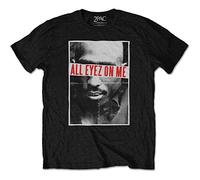 Tupac - T-Shirt # Xxl Black Unisex # All Eyez