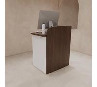 TUPAFJU Simple Modern Mesa de recepcion,Mostrador recepcion,Oficina recepción,balcao de recepção,balcão recepção,Oficina mostrador,mostradores para Tiendas, pequeño, Soltero(C1,60cm)