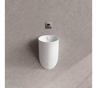 TUPAFJU Urinario de Pared para Hombre, con Sensor Inteligente de cerámica y Descarga, a Prueba de derrames y olores, para Adultos, diseño Compacto para baño, hogar y Hotel(Concealed Sensor)