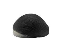 Tupé for hombres, piel fina, prótesis de cabello humano de PU y unidades capilares, sistema de reemplazo capilar, base 10×8(Negro)