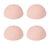 Tuperoymse 4X - Areola de tatuaje 3D para practicar la piel de silicona y senos falsos en el pecho - Molde de práctica pleural para principiantes, maquillaje permanente