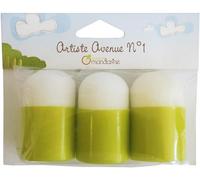 Clairefontaine ES tupfsc hwamm para colores acrílicos Juego de 3